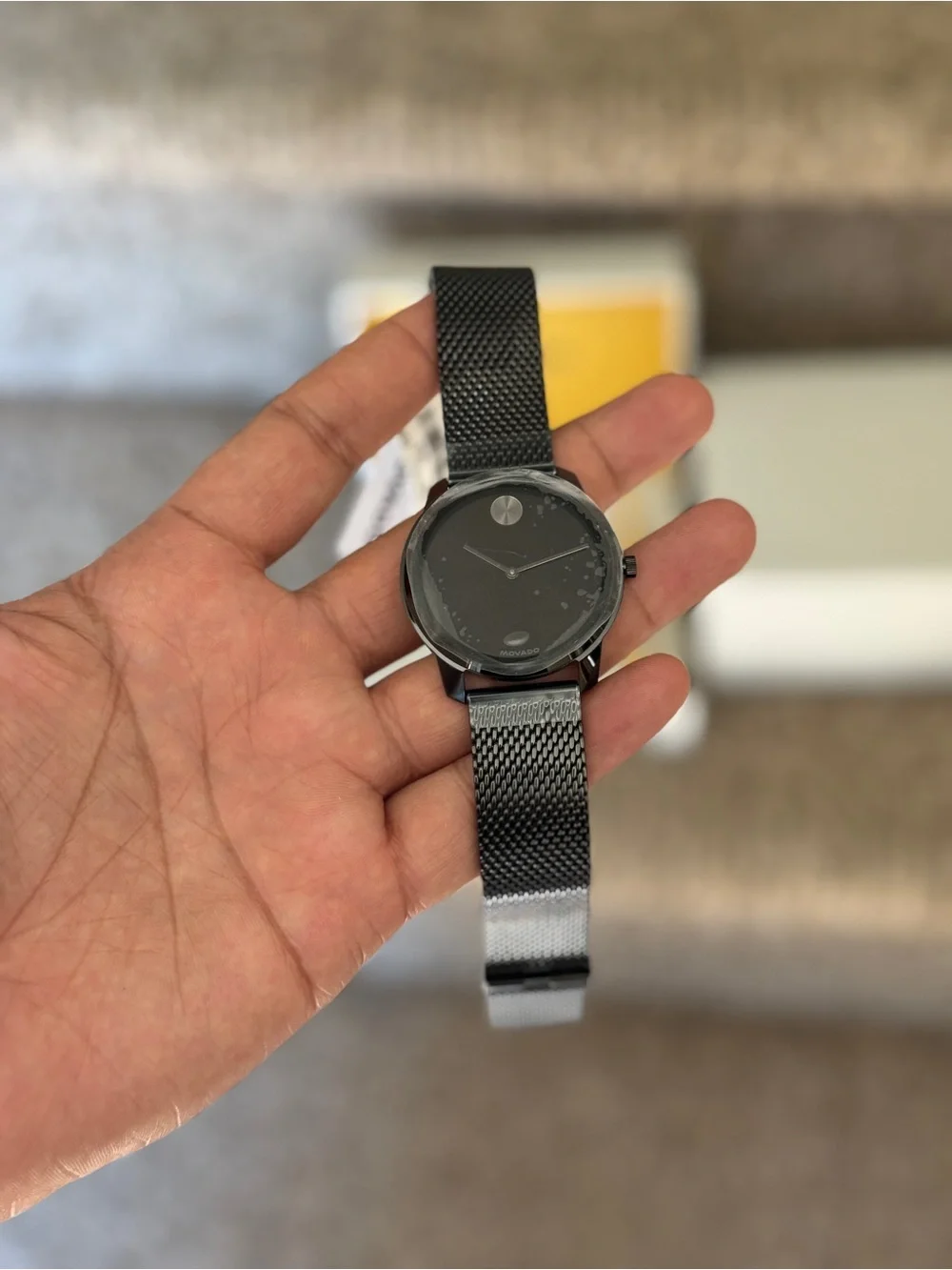 Movado Bold quartz Black Mesh Men's Watch